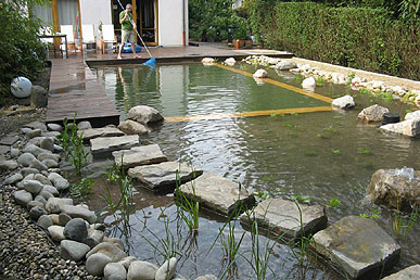 Schwimmteiche und Naturpools sollten immer für die jeweilige Gartensituation geplant und projektiert werden.